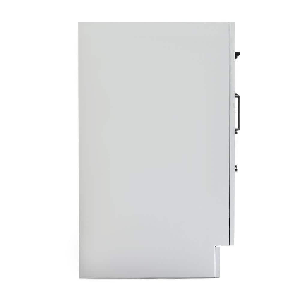 Ariel T072d-Bc Hepburn 72" Double Free Standing Vanity Cabinet Only - Grey