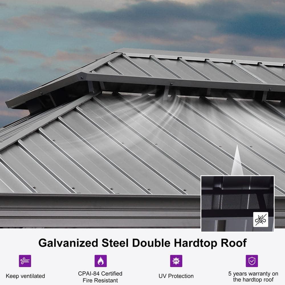 Purple Leaf Aluminum Patio Gazebo