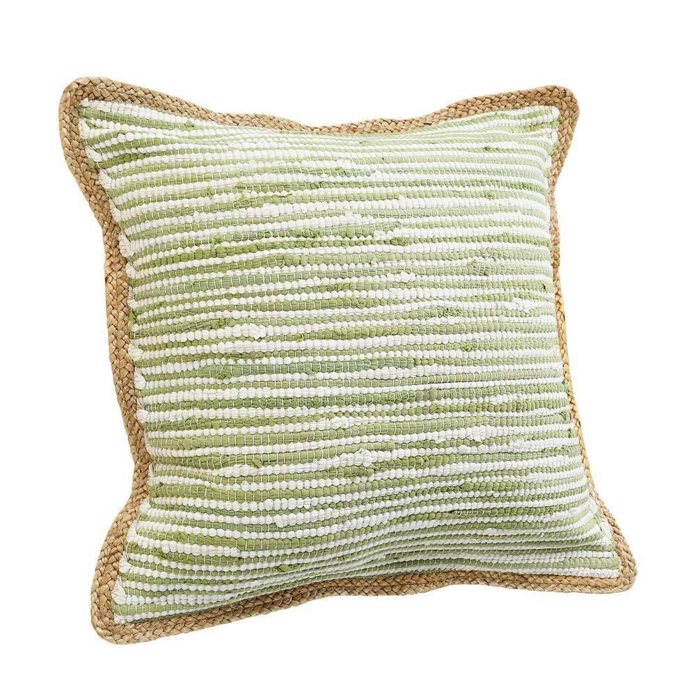 Rajani Home Chindi Handmade Striped Throw Pillow
