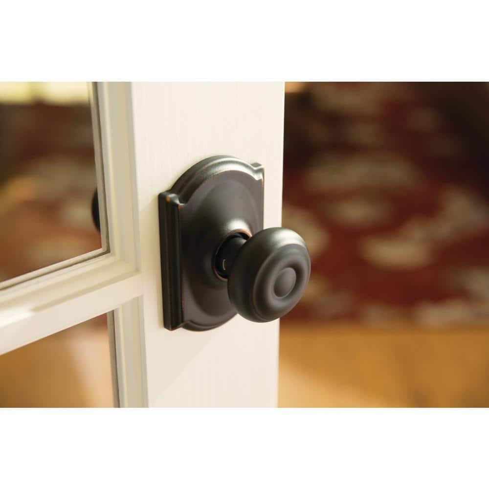 Georgian Passage Knob with Camelot Trim