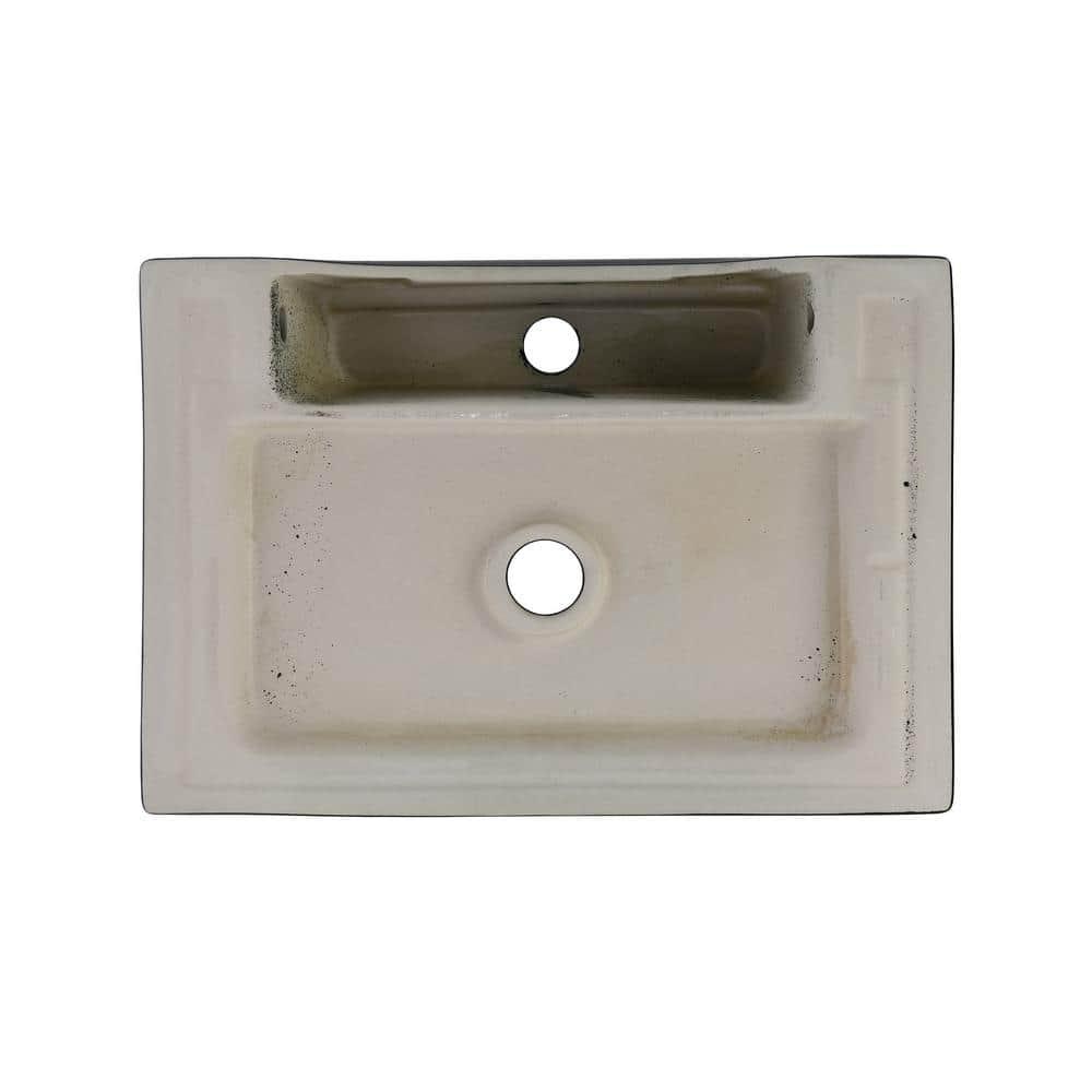 Claire 20 Rectangle Ceramic Vessel Sink