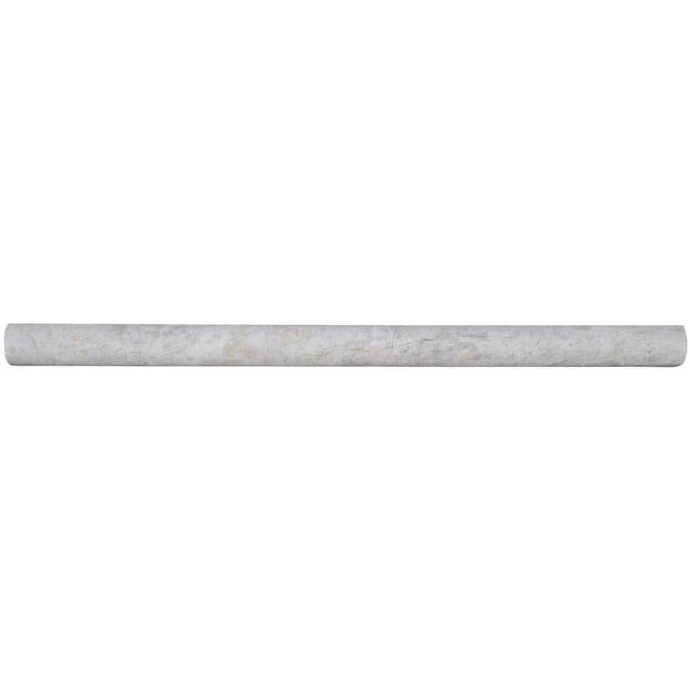 12'' L x 0.75'' W Porcelain Bullnose Tile Trim