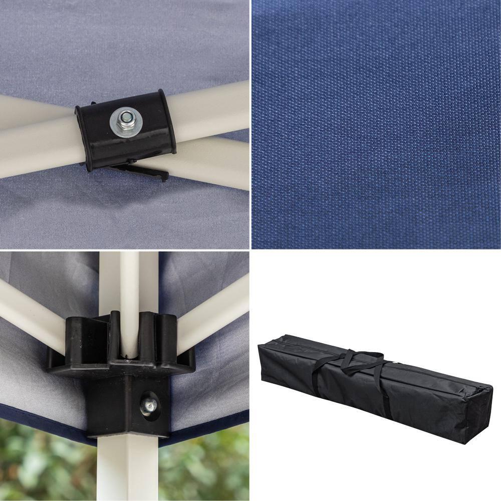 10 Ft. W x 10 Ft. D Steel Pop-Up Canopy