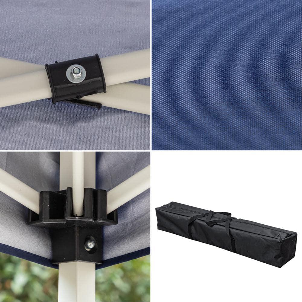 10 Ft. W x 10 Ft. D Steel Pop-Up Canopy