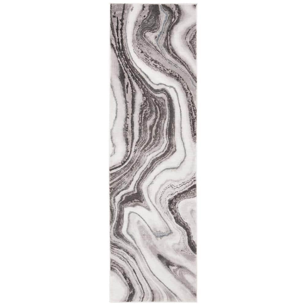 Craft CFT819 Loomed Indoor Runner Rug - Grey/Silver - 2'3"x10' - Safavieh