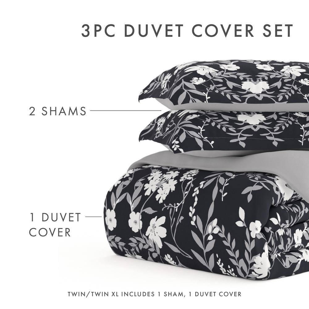 Secret Garden Pattern Reversible Duvet Cover Set