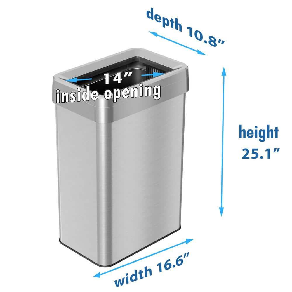 Deodorizer Stainless Steel Trash Can