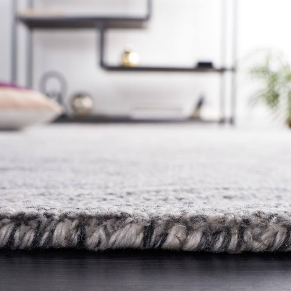 Abstract ABT148 Handmade Indoor Accent Rug - Dark Grey/Black - 3'x5' - Safavieh