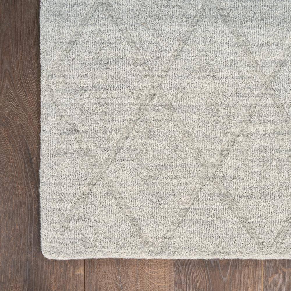Nourison Wool Haven Grey Modern Wool Indoor Rug