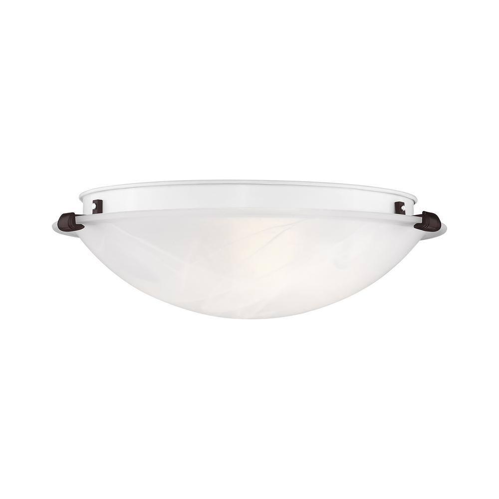 Livex Lighting Oasis 3 - Light Flush Mount in  Bronze