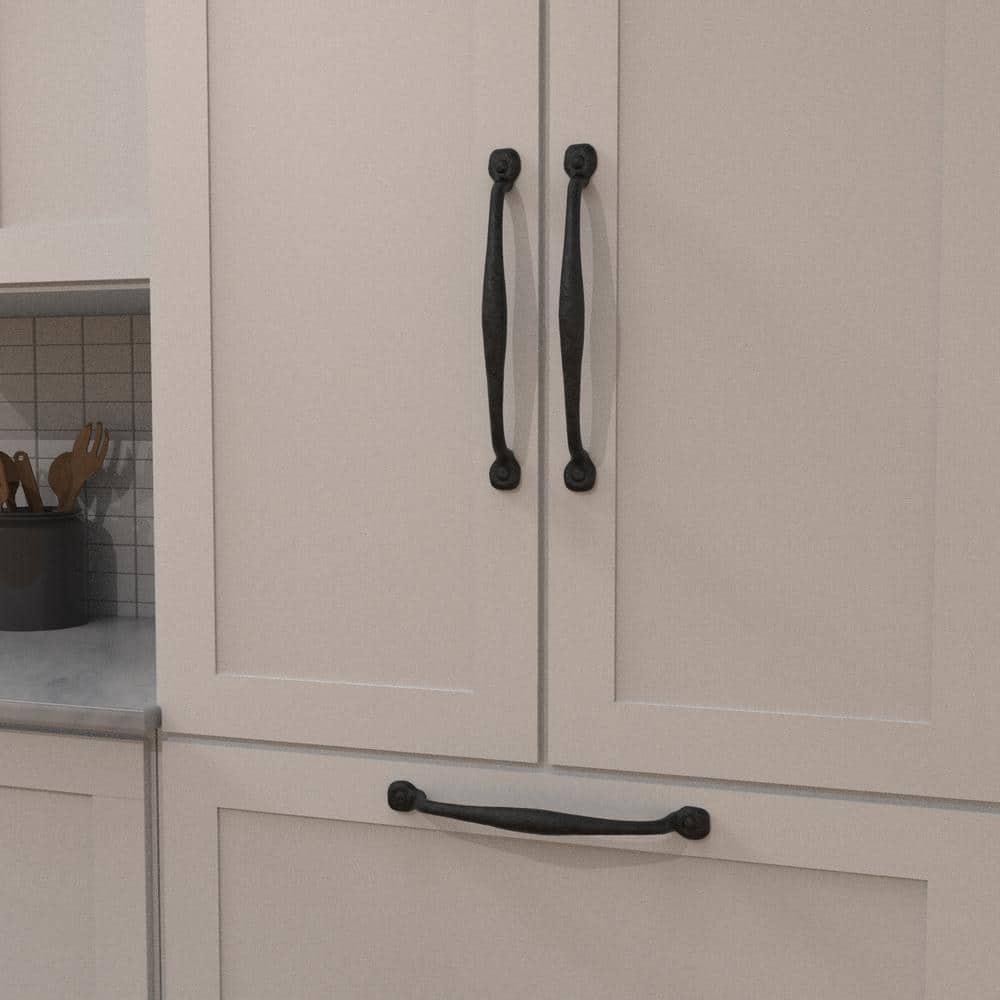 Refined Rustic Kitchen Cabinet Handles, Solid Core Drawer Pulls for Cabinet Doors