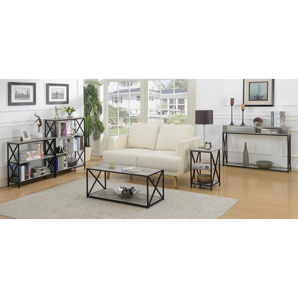 Convenience Concepts Tucson 3 Tier End Table, Faux Birch