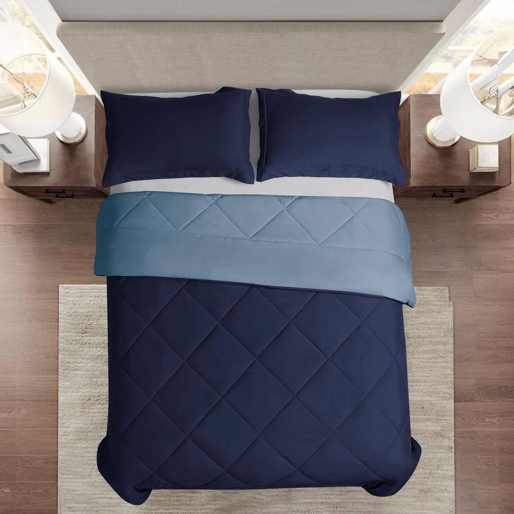 Swift Home All Season Peach Skin Down Alternative Reversible Bedding Comforter