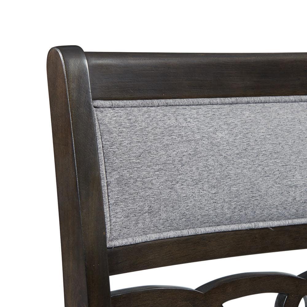 Set of 2 Taylor Counter Height Barstools Walnut - Picket House Furnishings: Upholstered, Armless
