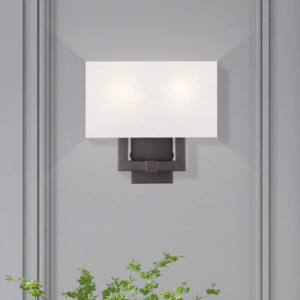 Livex Lighting Meridian 2 - Light Wall Light in  English Bronze