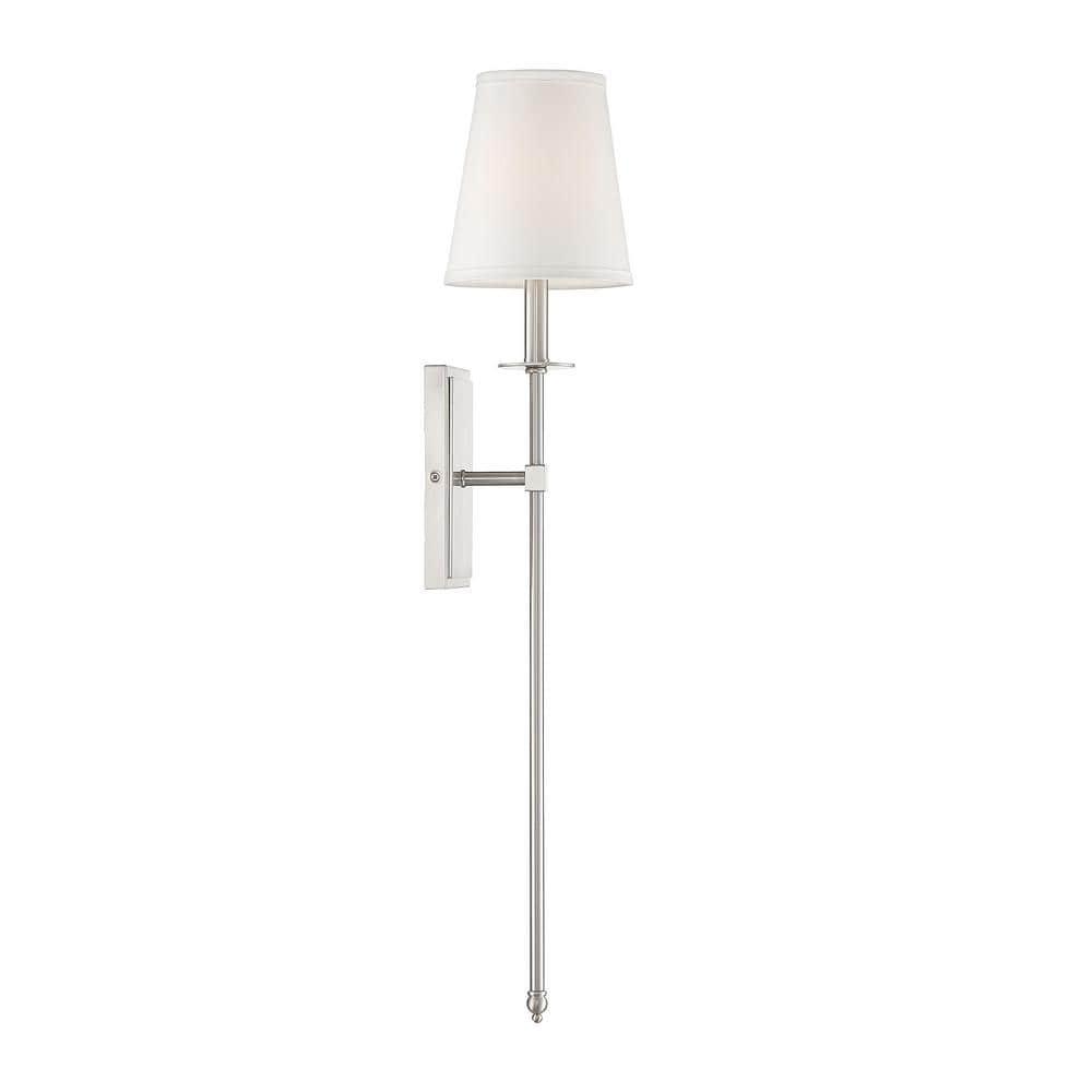 Savoy House Monroe 1 - Light Wall Light in  Satin Nickel