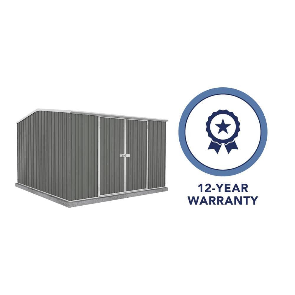 Absco Premier 10 ft. W x 10 ft. D Metal Storage Shed