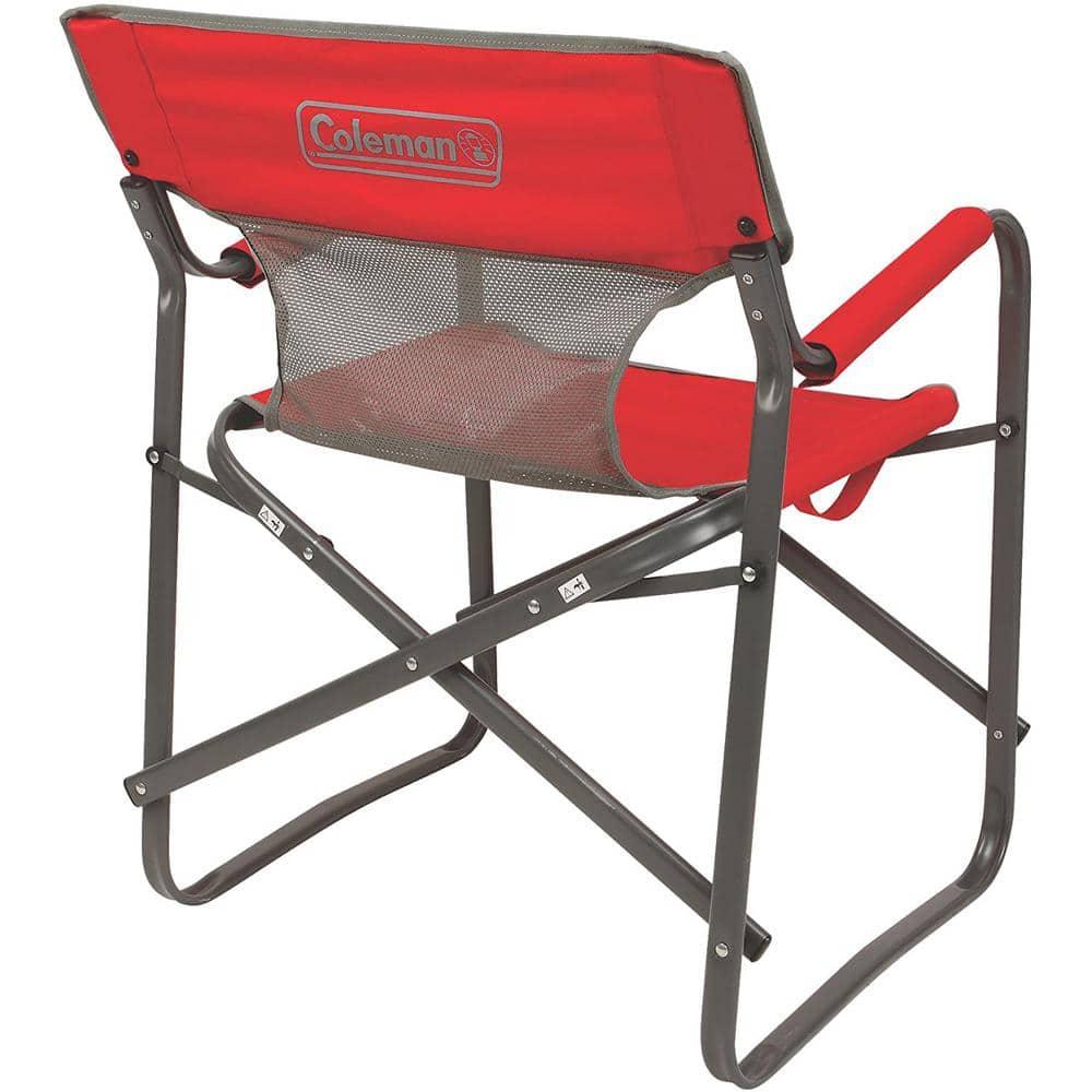 Coleman Outpost Breeze Folding Deck Chair - Red