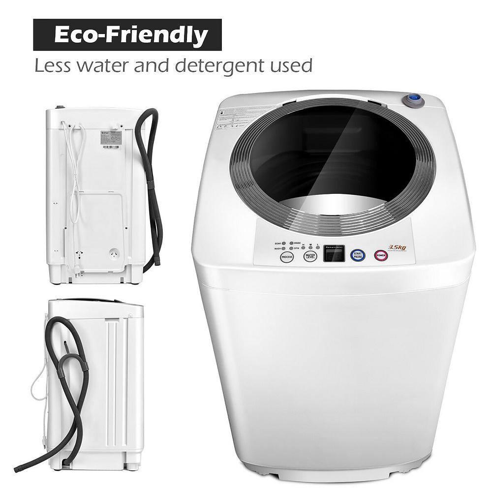 Costway Costway 0.79 cu. ft. High Efficiency Portable Washer in White