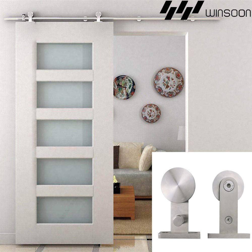 ATT Shield Sliding Standard Single Barn Door Hardware Kit | Wayfair