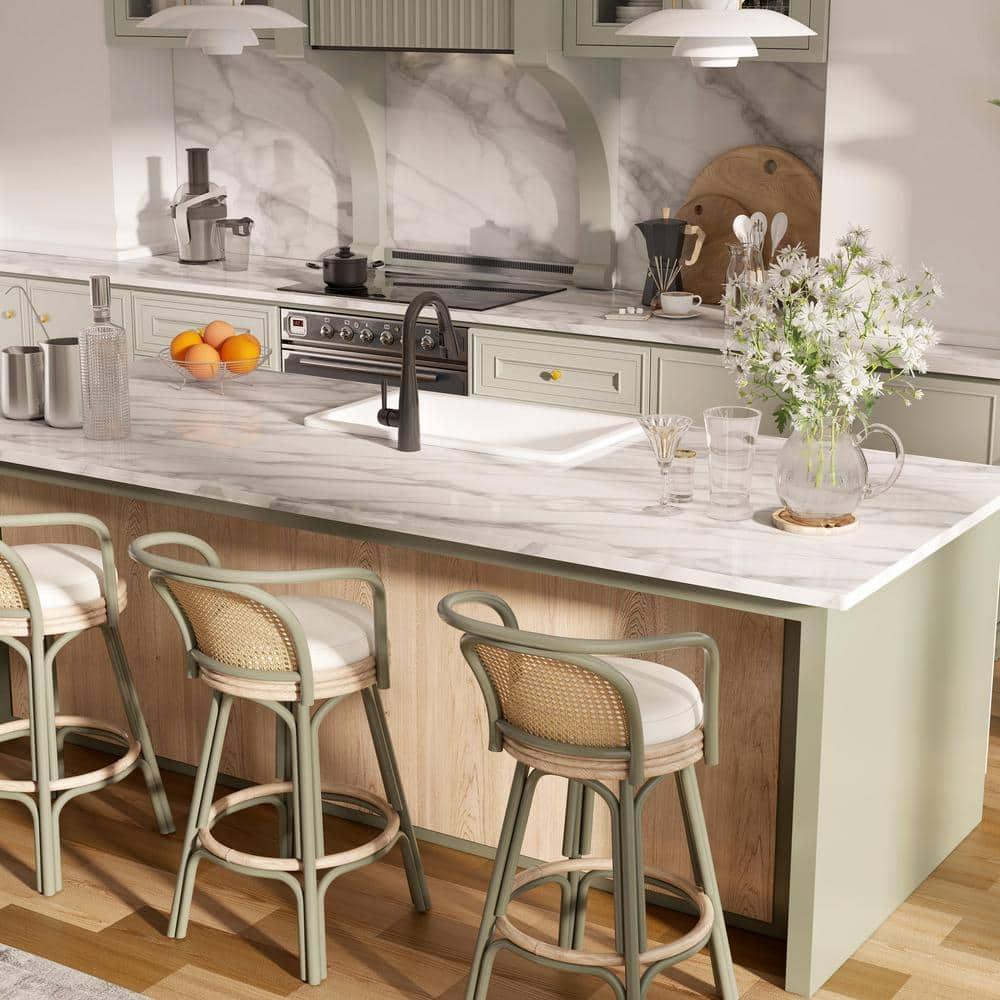 Eridanus Oslo 30" x 18" White Single Bowl Fireclay Undermount Kitchen Sink with Basket Strainer and Bottom Grid ERI-DS-164