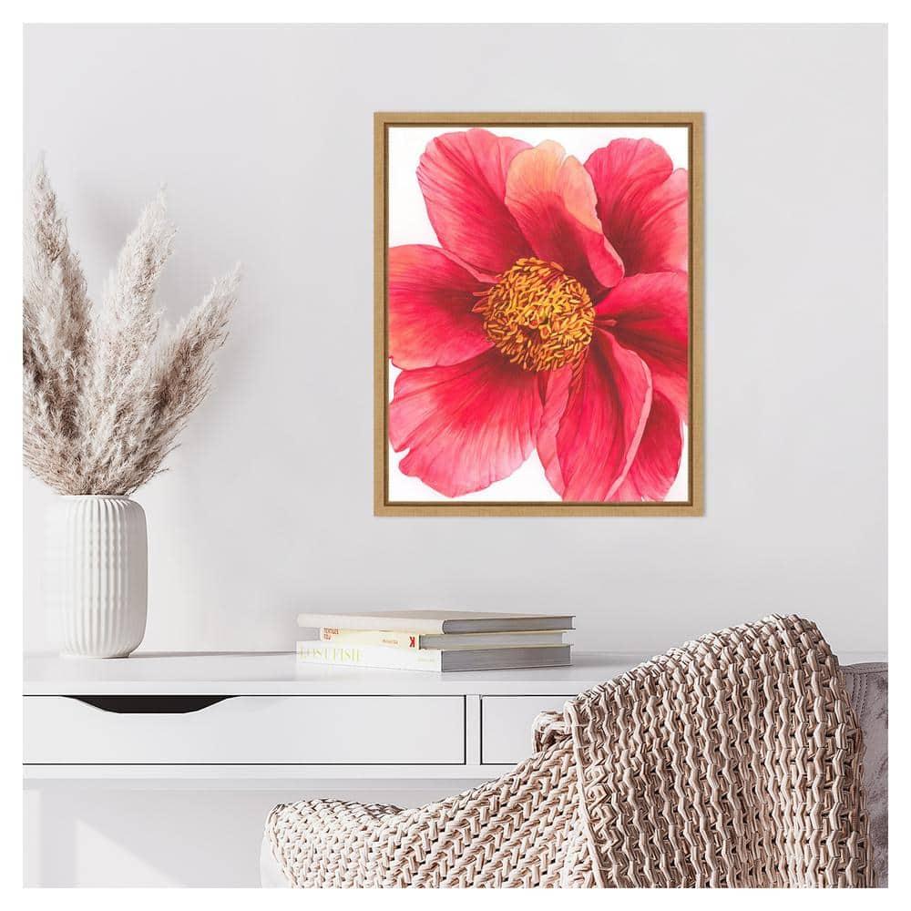 Amanti Art 16"x20" Tree Peony II by Grace Popp Framed Canvas Wall Art Print