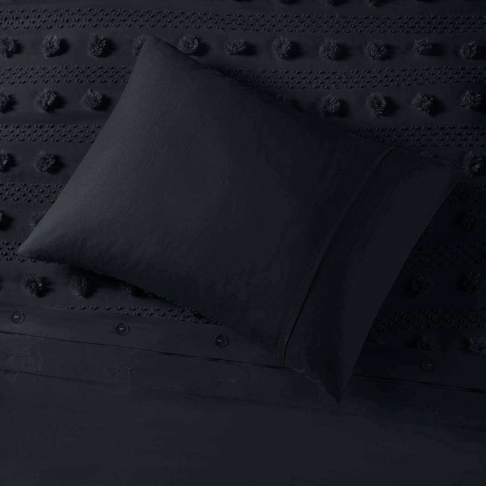 Intelligent Design Clip Jacquard Duvet Cover Set