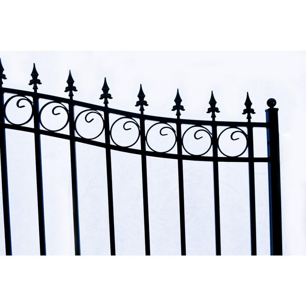 ALEKO Prague Black Metal Gate