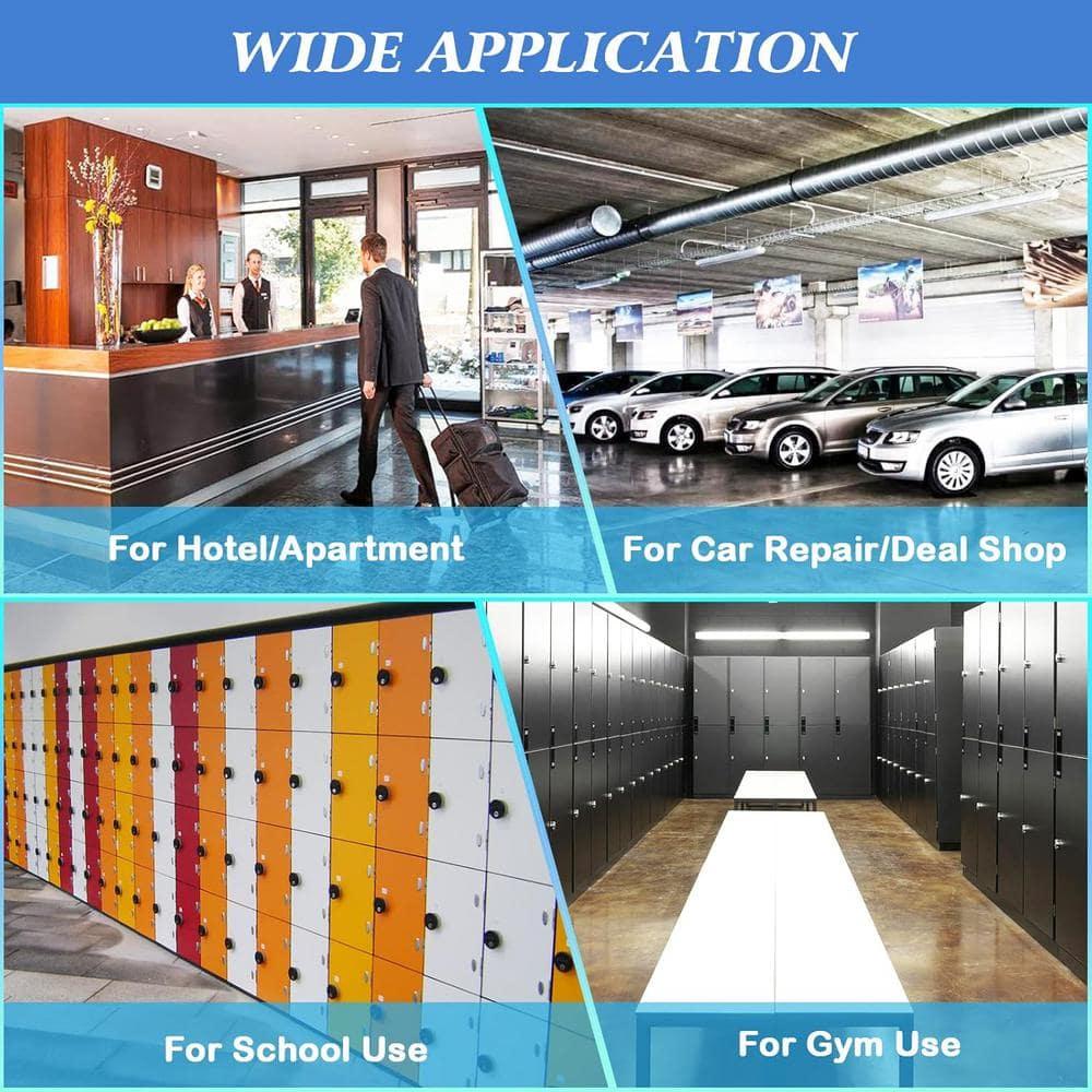 40-Key Steel Digital Lock Key Cabinet with 140 Key Tags