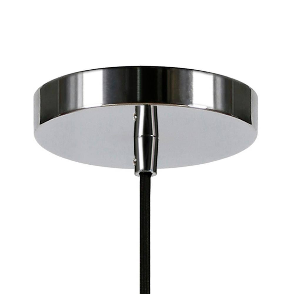 Evelyn&Zoe Industrial Clear Glass Pendant