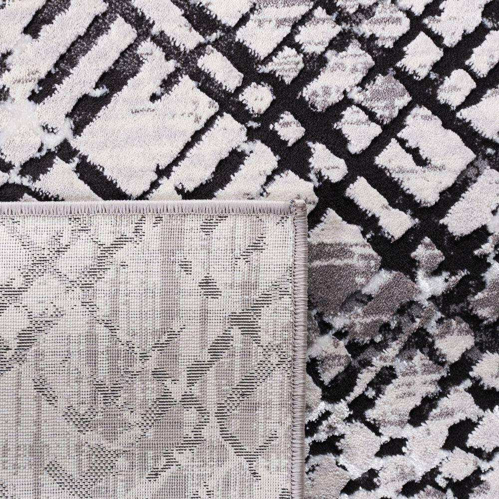 Amelia ALA275 Power Loomed Runner Rug - Gray/Charcoal - 2'x8' - Safavieh.