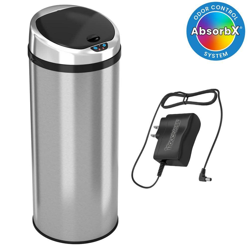 iTouchless Erlandson Stainless Steel 13 Gallon Motion Sensor Trash Can