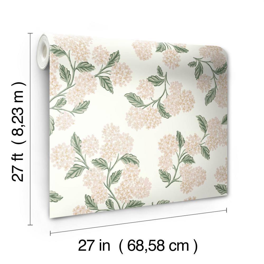 Rifle Paper Co. Hydrangea 27' x 27" Wallpaper