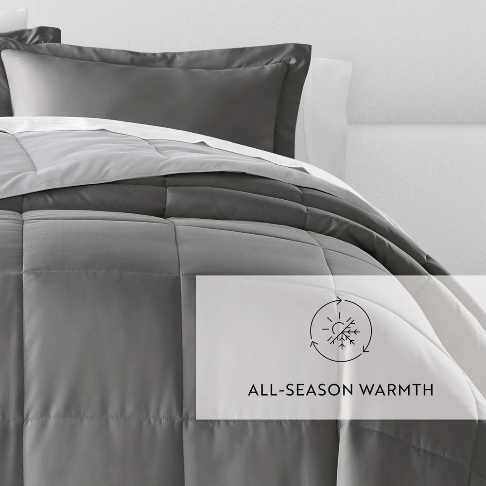 Becky Cameron Reversible Down-Alternative Comforter Bedding Set