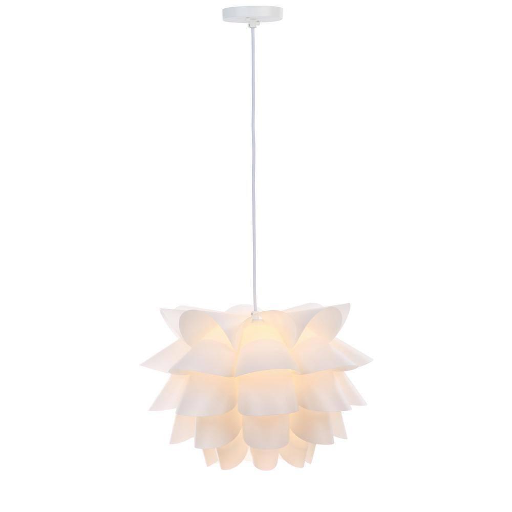 Contemporary Design Pendant - LIT4498 - White - Safavieh
