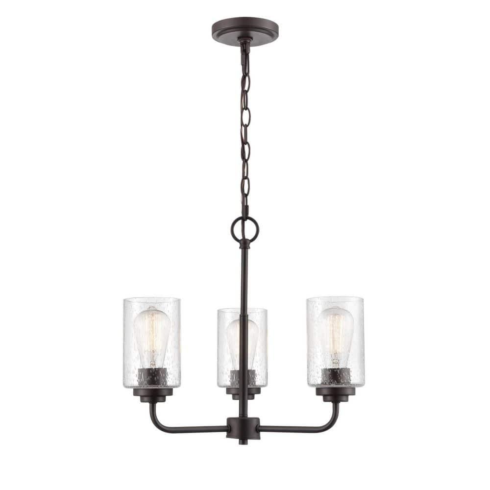 Millennium Lighting Moven 3 - Light Chandelier in  Rubbed Bronze
