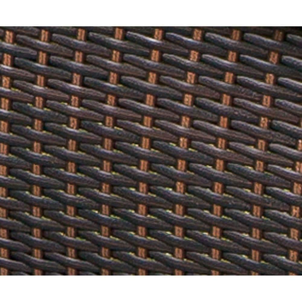 Hanover Strathmere Wicker and Steel Outdoor Patio Lounge Chair, Cilantro Green