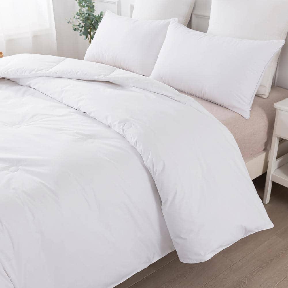 Button Stitch Down Comforter - Full/Queen - White