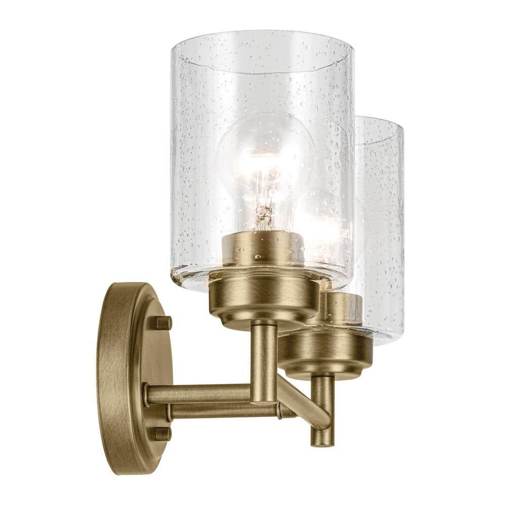 Kichler Lighting Winslow 2 - Light Vanity in  Natural Brass
