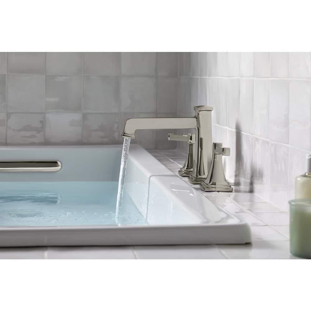 Underscore® 60" x 30" Drop-In or Undermount Acrylic Soaking Bathtub with Sloped Backrest