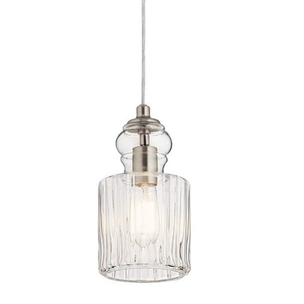 Kichler Lighting Riviera 1 - Light Pendant in  Brushed Nickel
