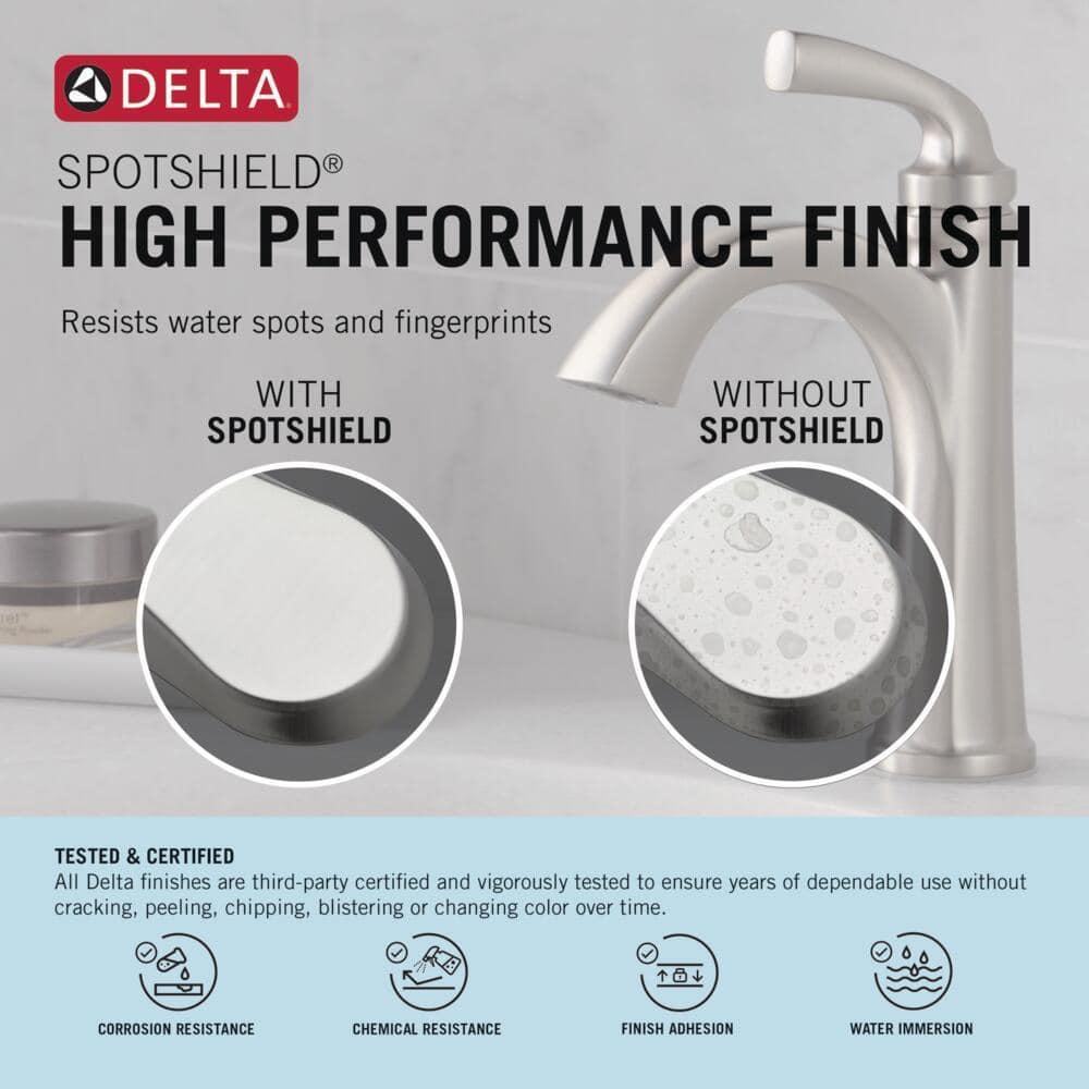 Vesna Widespread Bathroom Faucet 3 Hole, 2-handle Bathroom Sink Faucet with Drain Assembly