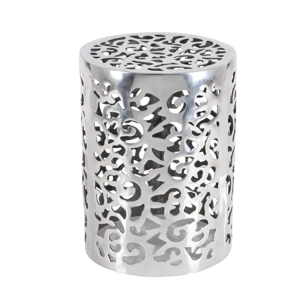 World Menagerie Alesia Aluminum Accent Stool