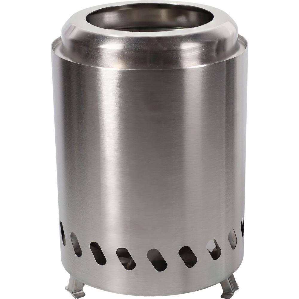 Sunnydaze Stainless Steel Tabletop Smokeless Fire Pit