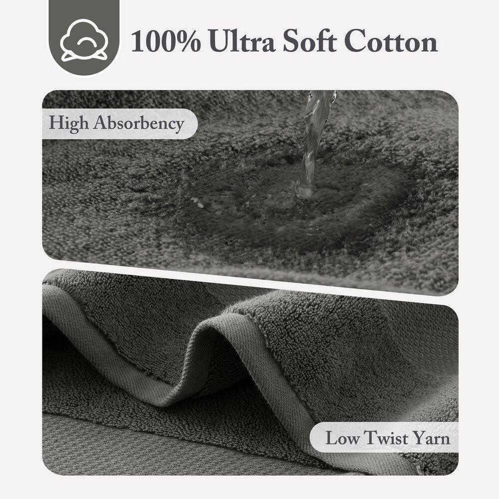 Turkish 100% Cotton Oversized Towel Set