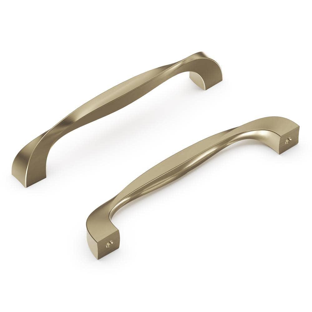Twist Kitchen Cabinet Handles, Solid Core Drawer Pulls for Cabinet Doors, 5-1/16" (128mm)