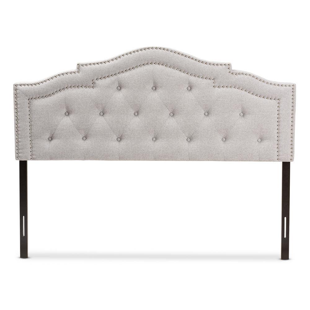 Baxton Studio Edith Modern and Contemporary Greyish Beige Fabric Full Size Headboard,Wholesale Interiors