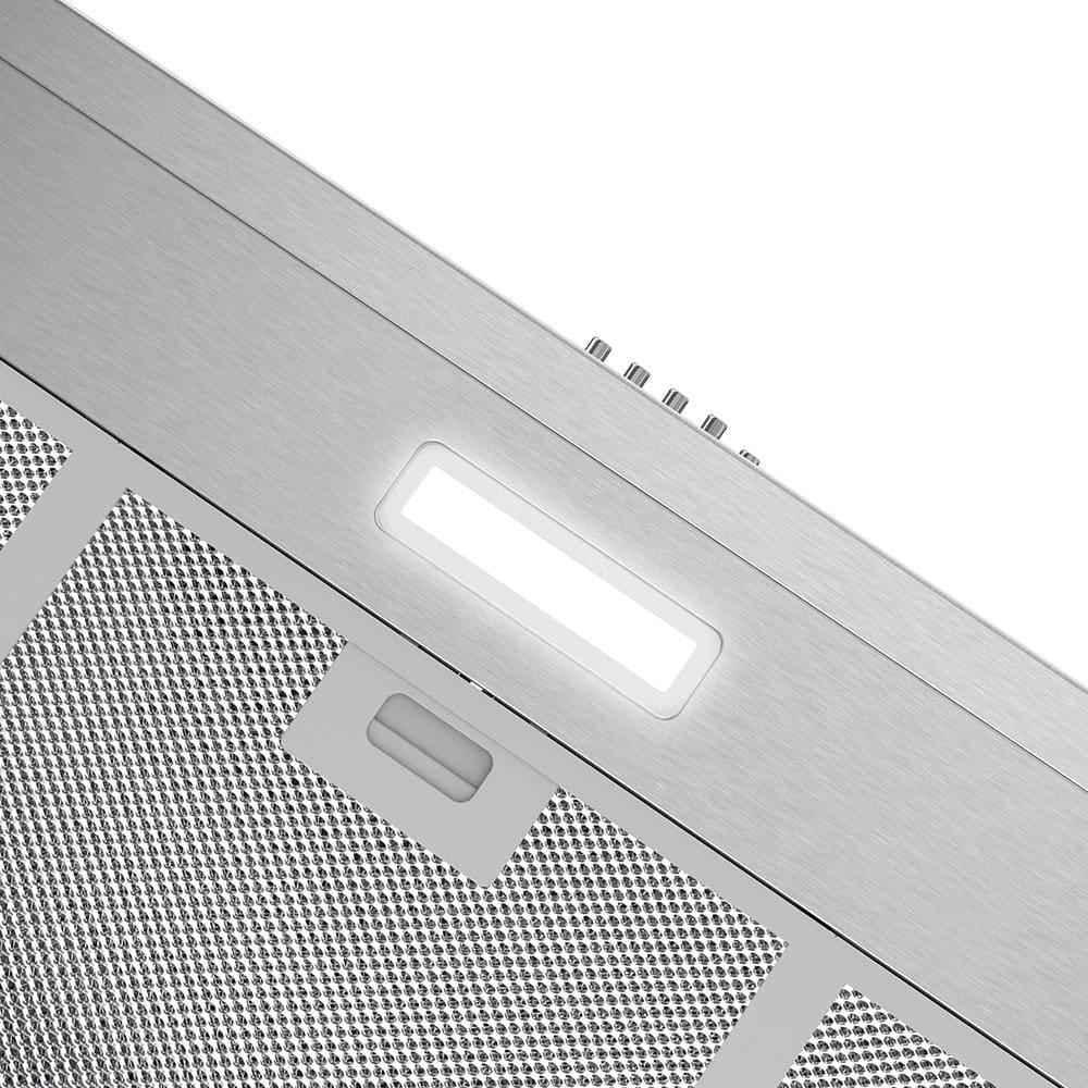 Streamline Longhena 36" 80 Cubic Feet Per Minute Convertible Under Cabinet Range Hood with Mesh Filter and Light Included