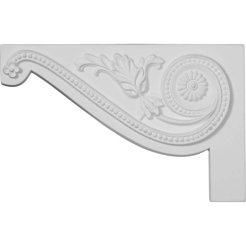 Ekena Millwork Large Pearl Stair Bracket, Left