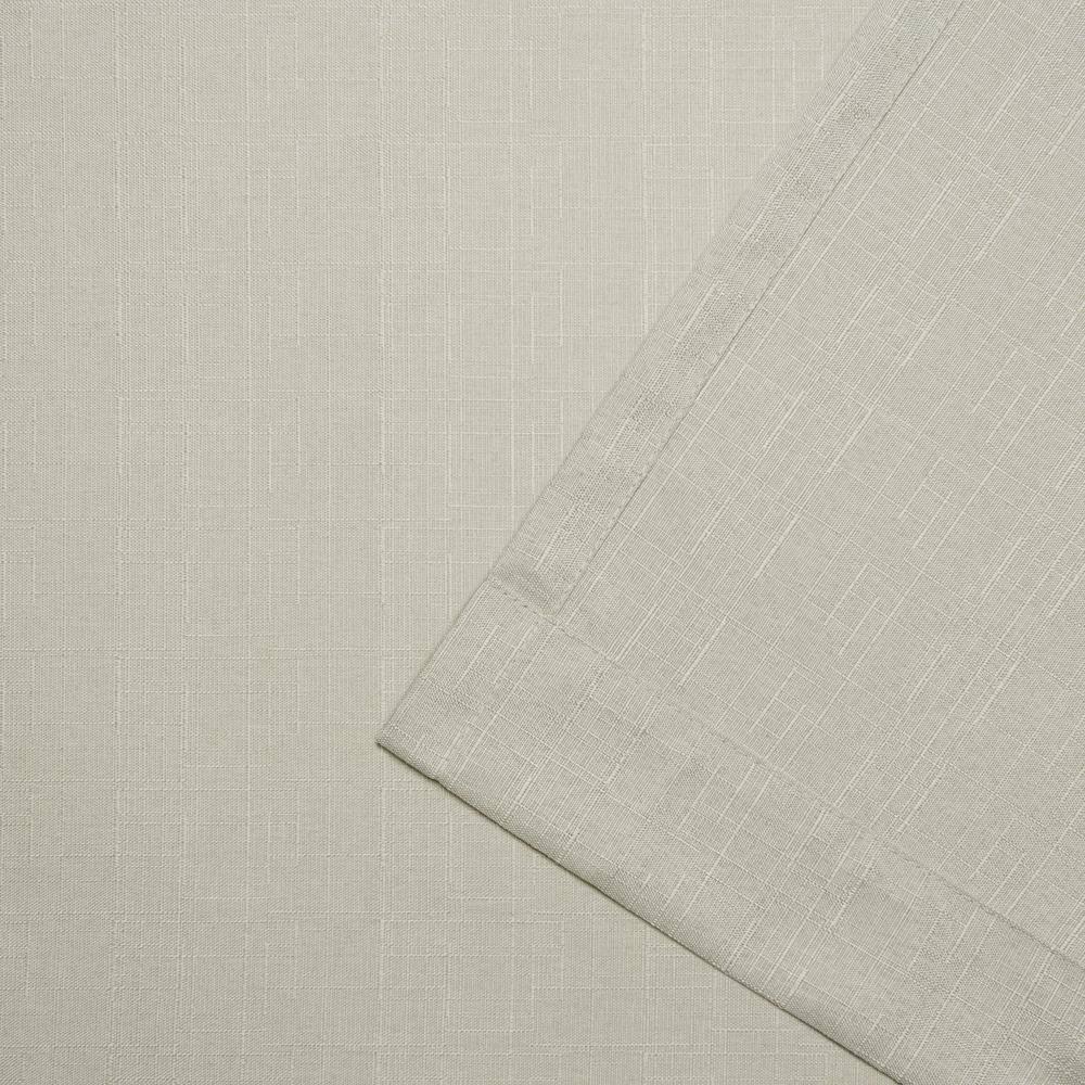 18"x54" Loha Light Filtering Window Valance Grommet Off-White - Exclusive Home